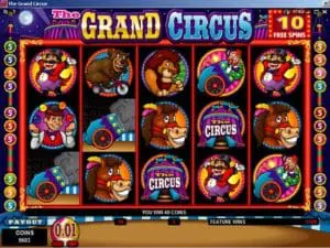 Grand Circus Online Pokie